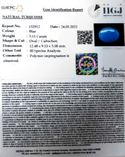 3.11/CT Natural Turquoise Gemstone